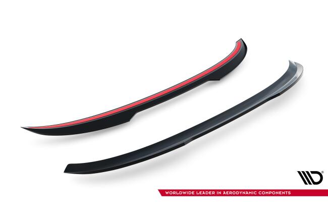 Maxton Design Heckspoiler Lippe für BMW 4er F33 Cabrio Hochglanz schwarz