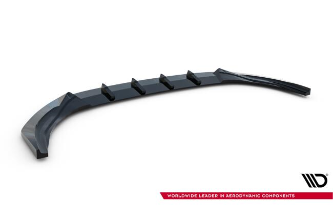 Maxton Design Frontlippe V.3 für VW Golf 8 R Facelift Hochglanz schwarz