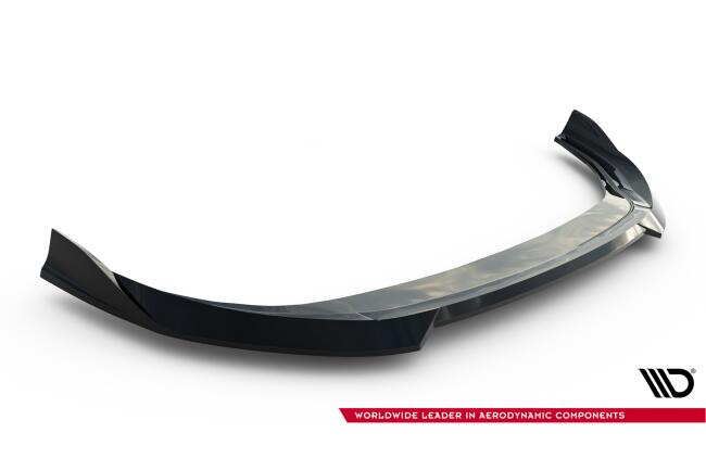 Maxton Design Frontlippe V.4 für VW Golf 8 R Facelift Hochglanz schwarz