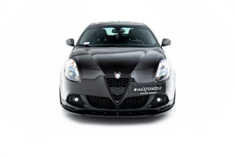 Maxton Design Frontlippe für Alfa Romeo Giulietta Zender Hochglanz schwarz