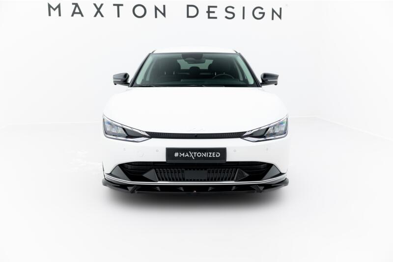 Maxton Design Frontlippe für Kia EV6 Mk1 Hochglanz schwarz