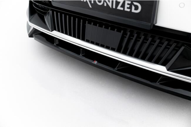 Maxton Design Frontlippe für Kia EV6 Mk1 Hochglanz schwarz