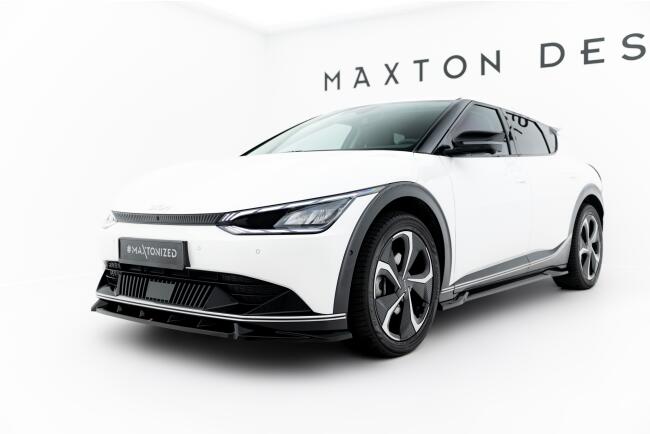 Maxton Design Frontlippe für Kia EV6 Mk1 Hochglanz schwarz