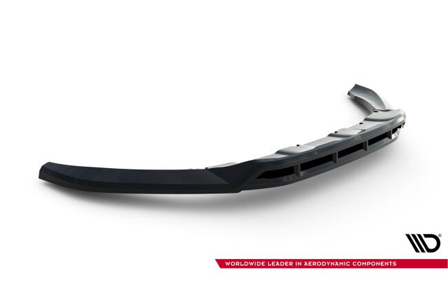 Maxton Design Frontlippe für Volvo XC60 Mk1 Facelift Hochglanz schwarz