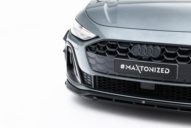 Maxton Design Frontlippe V.1 für Audi A5 S-Line / S5 Limousine / Avant B10 Hochglanz schwarz
