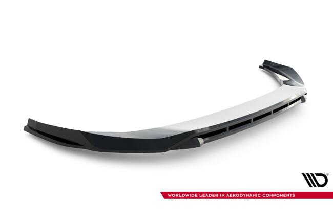 Maxton Design Frontlippe V.1 für Audi A5 S-Line / S5 Limousine / Avant B10 Hochglanz schwarz