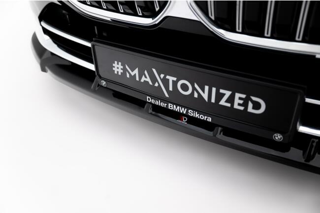 Maxton Design Frontlippe V.1 für BMW 7er G70 Hochglanz schwarz