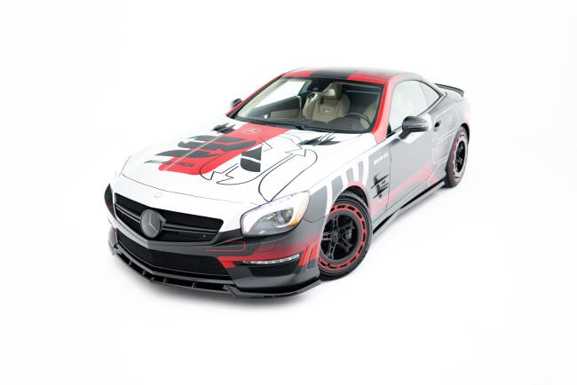 Maxton Design Frontlippe V.1 für Mercedes SL 63 AMG...