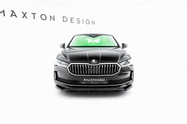 Maxton Design Frontlippe V.1 für Skoda Superb Mk4...