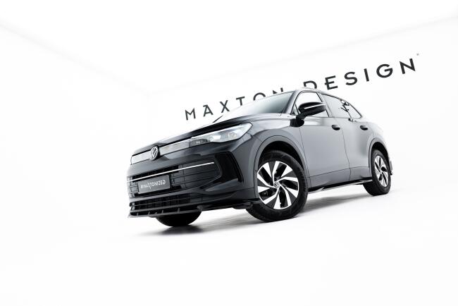 Maxton Design Frontlippe V.1 für VW Tiguan Mk3 Hochglanz schwarz