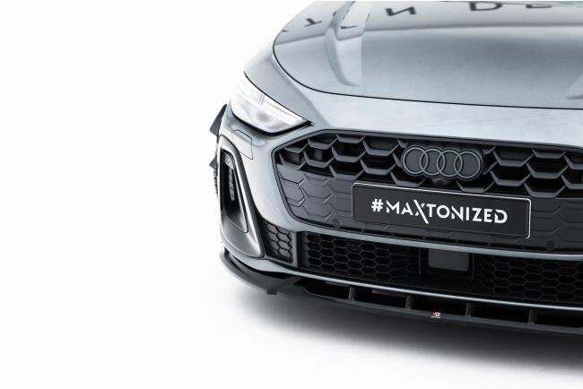 Maxton Design Frontlippe V.2 für Audi A5 S-Line / S5 Limousine / Avant B10 Hochglanz schwarz