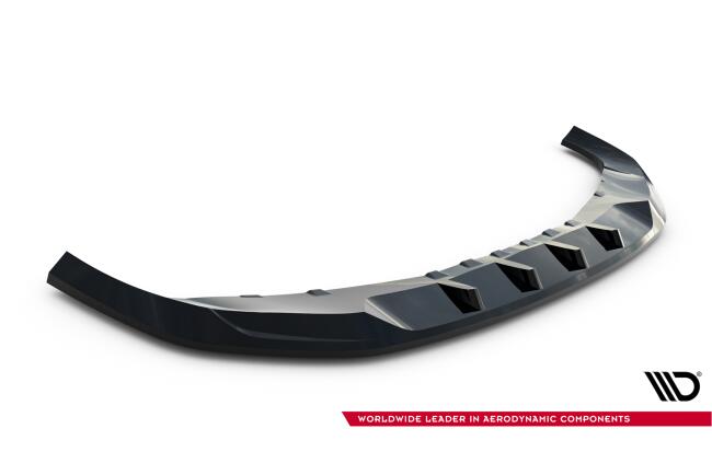 Maxton Design Frontlippe V.2 für BMW 7er G70 Hochglanz schwarz