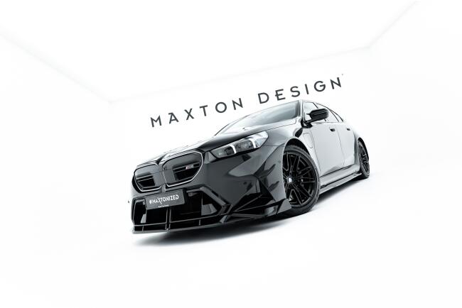 Maxton Design Frontlippe V.2 für BMW M5 Limousine / Touring G90 / G91 Hochglanz schwarz