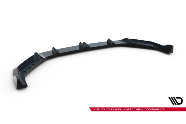 Maxton Design Frontlippe V.2 für BMW M5 Limousine / Touring G90 / G91 Hochglanz schwarz