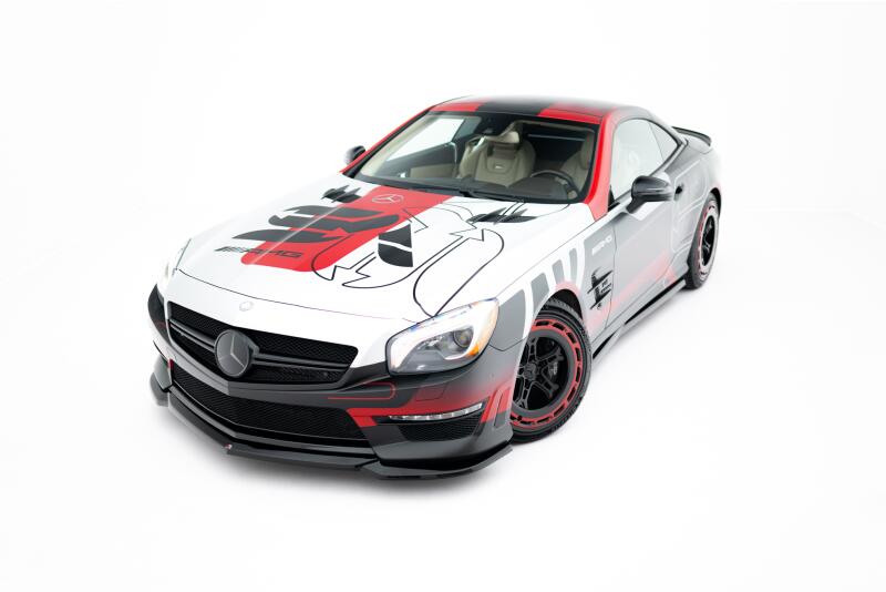 Maxton Design Frontlippe V.2 für Mercedes SL 63 AMG R231 Hochglanz schwarz
