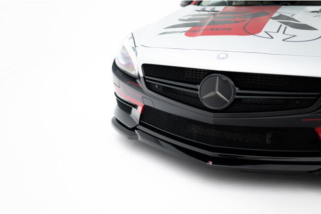 Maxton Design Frontlippe V.2 für Mercedes SL 63 AMG R231 Hochglanz schwarz
