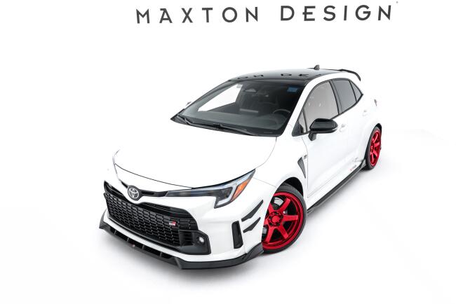 Maxton Design Frontlippe V.2 für Toyota GR Corolla Mk12 Hochglanz schwarz