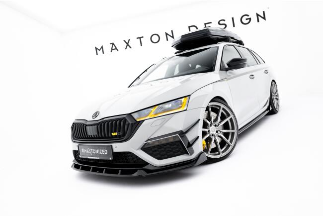 Maxton Design Frontlippe V.5 für Skoda Octavia RS...