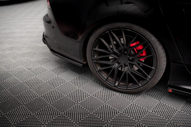 Maxton Design Diffusor Flaps für Audi A7 S-Line C7 Hochglanz schwarz