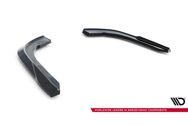 Maxton Design Diffusor Flaps für BMW 4er Cabrio / Coupe F33 / F32 Hochglanz schwarz