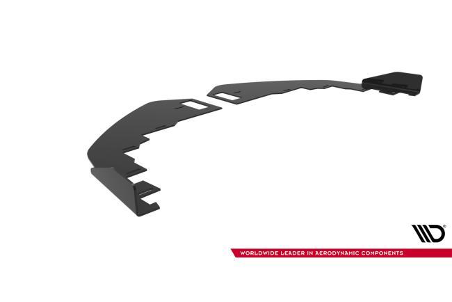 Maxton Design Diffusor Flaps für Flaps VW Golf 8 R Facelift Hochglanz schwarz