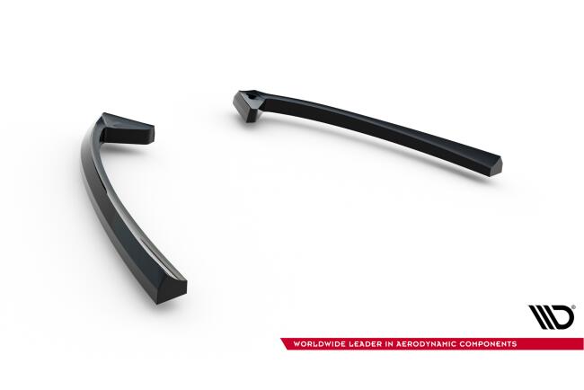 Maxton Design Diffusor Flaps für Ford Mondeo ST-Line Limousine Mk4 Facelift Hochglanz schwarz