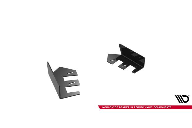 Maxton Design Diffusor Flaps für Mazda 3 MPS Mk1 EU Version Hochglanz schwarz