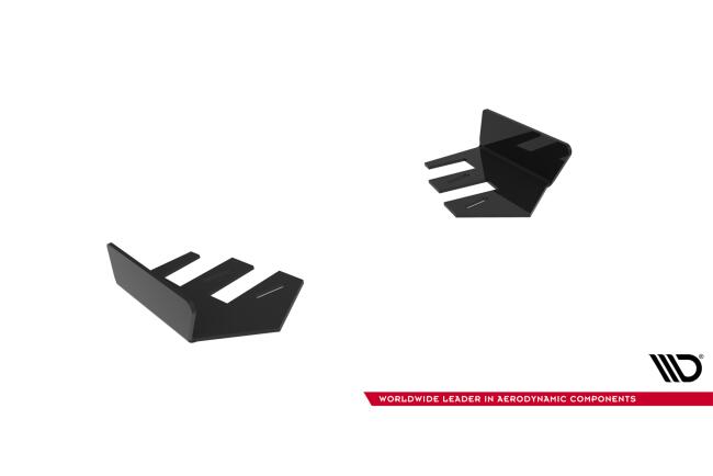 Maxton Design Diffusor Flaps für Mazda 3 MPS Mk1 EU Version Hochglanz schwarz