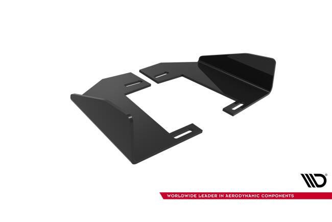 Maxton Design Diffusor Flaps V.1 für BMW M135i F70 Hochglanz schwarz