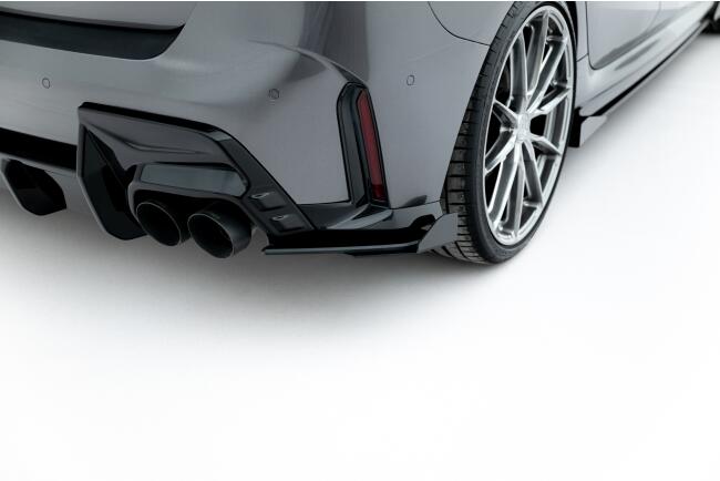Maxton Design Street Pro Diffusor Flaps V.2 für BMW 1er M-Paket F70 Hochglanz schwarz