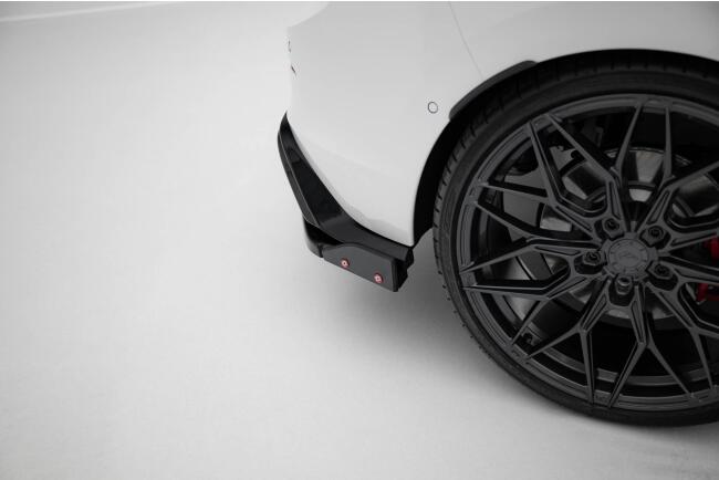 Maxton Design Diffusor Flaps V.2 mit Flaps für VW Golf 8 GTI / GTE Hochglanz schwarz