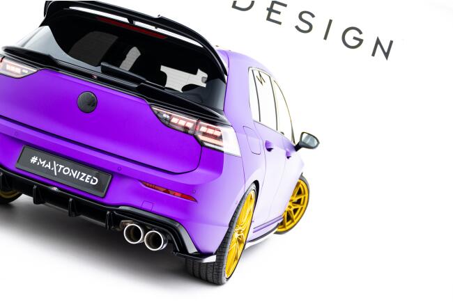 Maxton Design Diffusor Flaps V.6 für VW Golf 8 R...