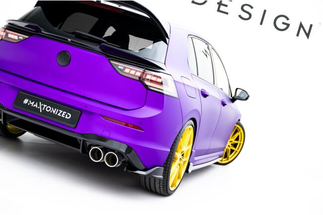 Maxton Design Diffusor Flaps V.7 für VW Golf 8 R /...