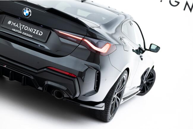 Maxton Design Diffusor Flaps V.8 für BMW 4er M-Paket...