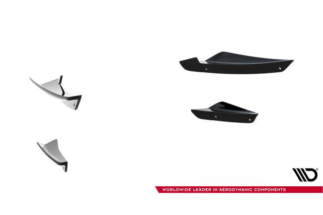 Maxton Design Flaps für Skoda Octavia RS Mk4 Hochglanz schwarz