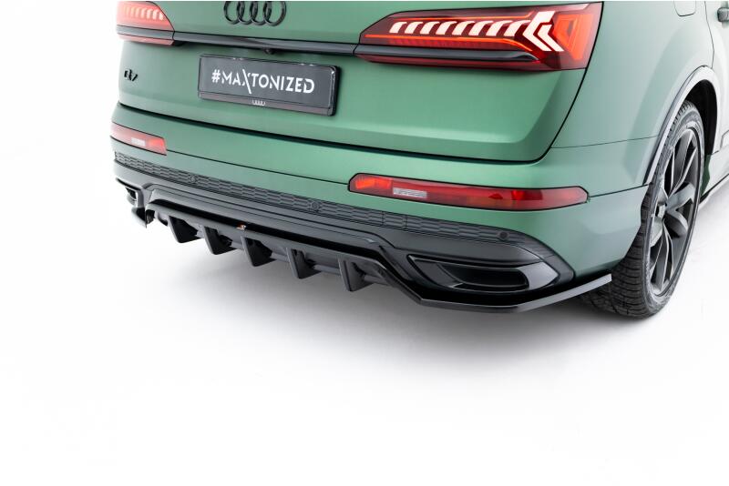 Maxton Design Heckdiffusor für Audi Q7 Mk2 Facelift (2019-2023) Hochglanz schwarz