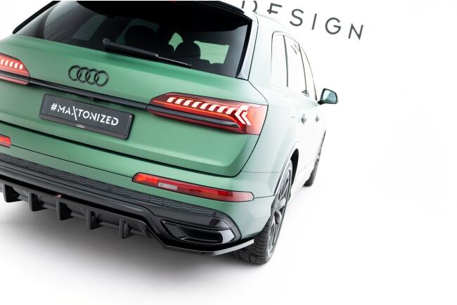 Maxton Design Heckdiffusor für Audi Q7 Mk2 Facelift (2019-2023) Hochglanz schwarz
