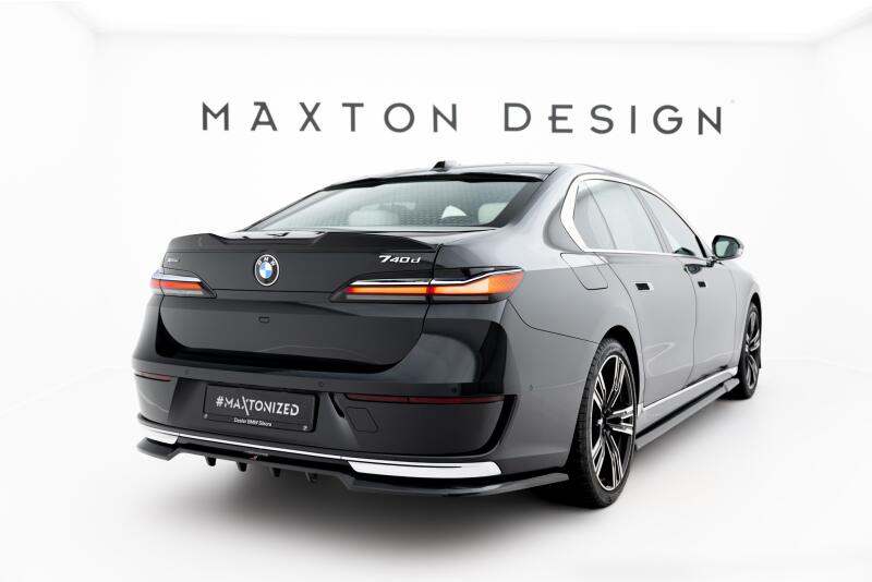 Maxton Design Heckdiffusor für BMW 7er G70 Hochglanz schwarz