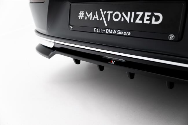 Maxton Design Heckdiffusor für BMW 7er G70 Hochglanz schwarz