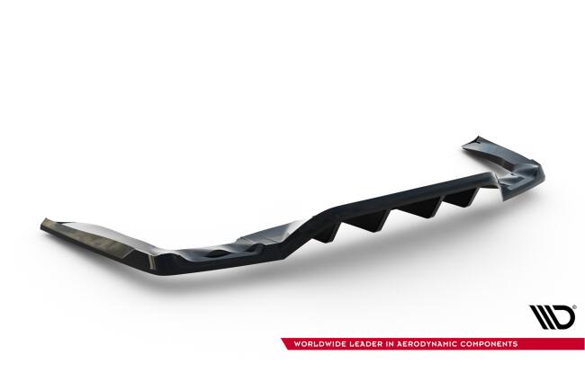 Maxton Design Heckdiffusor für Mercedes GLC 43 SUV X253 Facelift Hochglanz schwarz