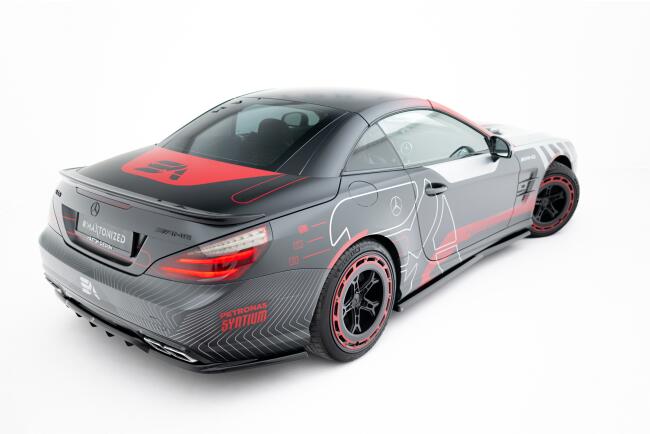 Maxton Design Heckdiffusor für Mercedes SL 63 AMG R231 Hochglanz schwarz