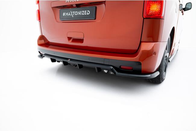 Maxton Design Heckdiffusor für Peugeot Expert Mk3 Hochglanz schwarz