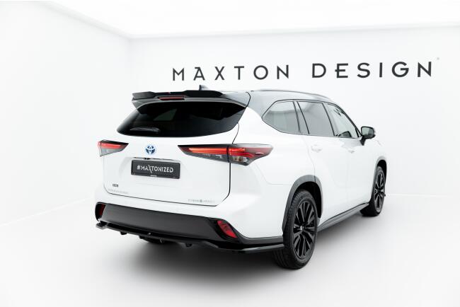 Maxton Design Heckdiffusor für Toyota Highlander Mk4 Hochglanz schwarz