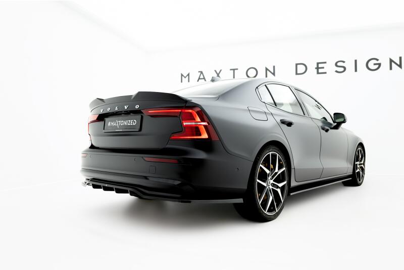 Maxton Design Heckdiffusor für Volvo S60/V60 R-Design Mk3  Hochglanz schwarz