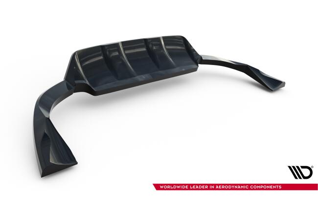 Maxton Design Heckdiffusor für Volvo XC60 Mk1 Facelift Hochglanz schwarz