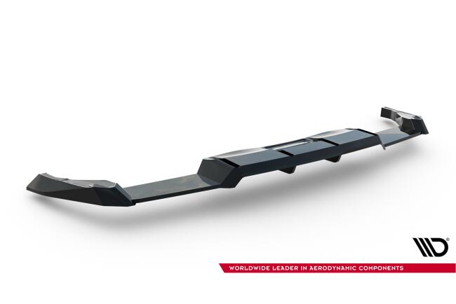 Maxton Design Heckdiffusor V.2 für VW Golf 8 R / Golf 8 R Facelift Hochglanz schwarz