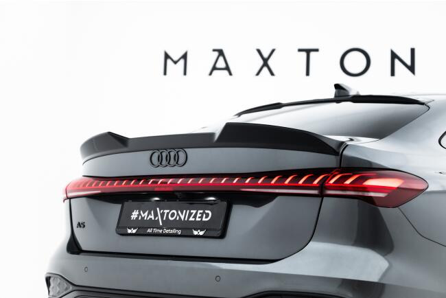 Maxton Design Heckspoiler 3D für Audi A5 S-Line / S5 Limousine B10 Hochglanz schwarz