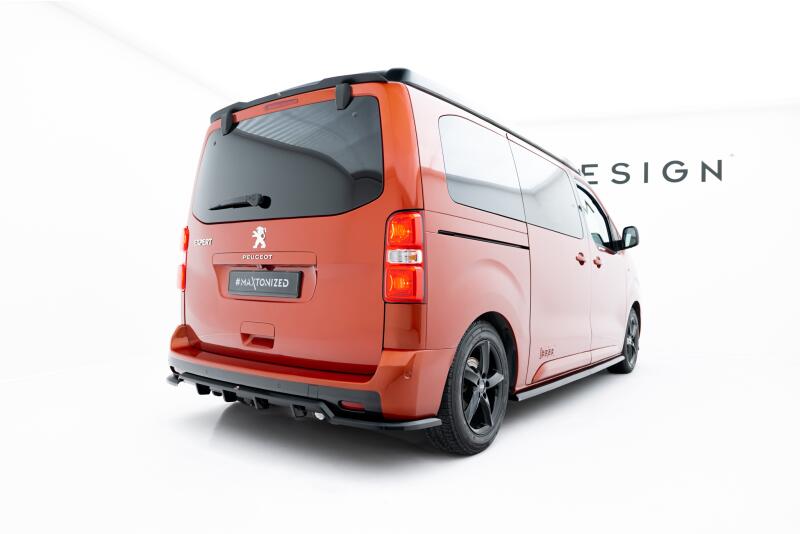 Maxton Design Heckspoiler Lippe für Peugeot Expert Mk3 Hochglanz schwarz