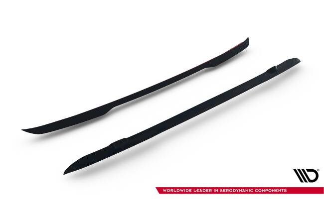 Maxton Design Heckspoiler Lippe für Peugeot Expert Mk3 Hochglanz schwarz