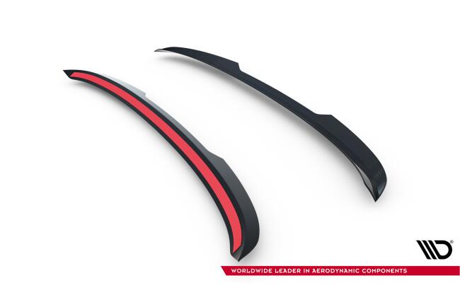 Maxton Design Heckspoiler Lippe für VW Tiguan Mk3 Hochglanz schwarz